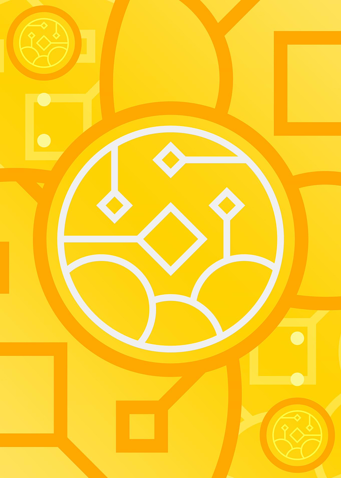 Happy Yellow Orange Glyph