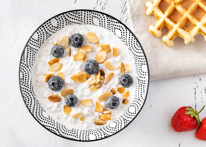 Bowl of Bircher muesli