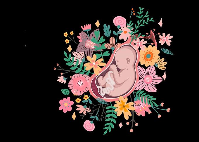 Midwife Baby Flowers