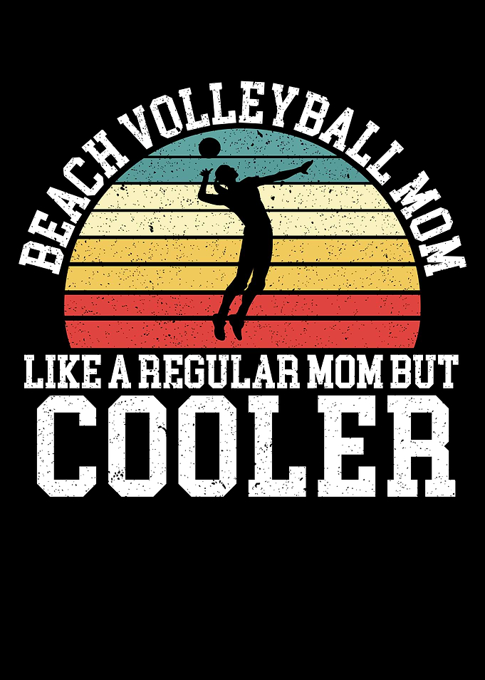 Beach Volleyball Mom