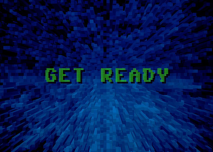 Get ready binary text bloc