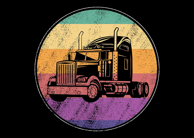 Retro Truck Driver