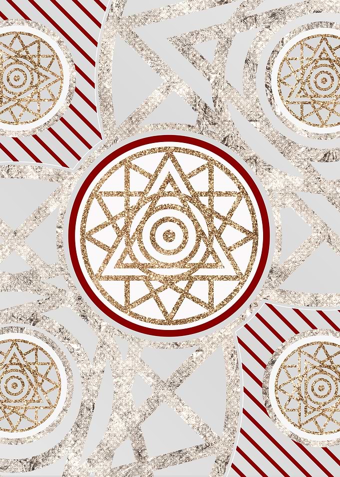 Gold Festive Holiday Glyph