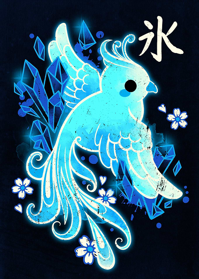 ice phoenix kawaii
