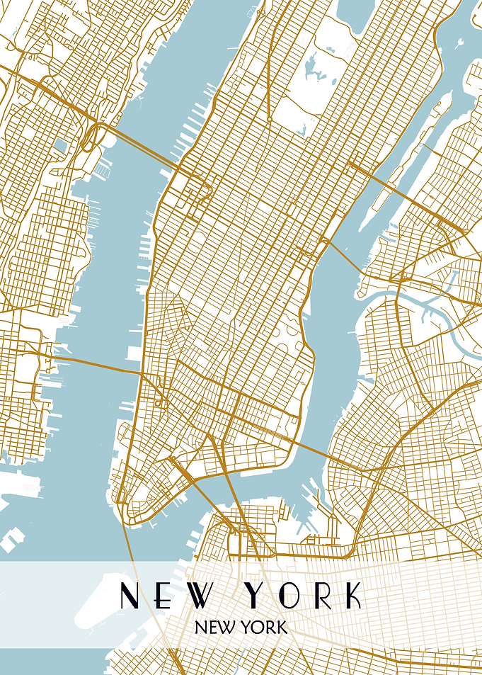 New York City Map USA