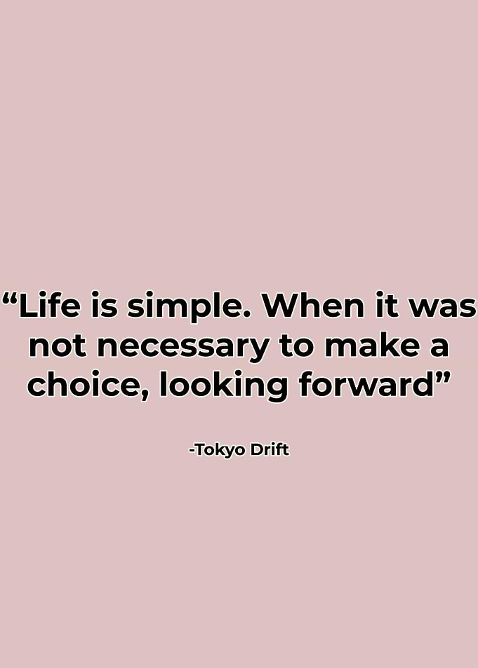 Quote Tokyo Drift