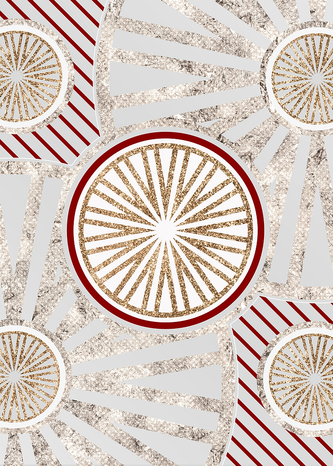 Gold Festive Holiday Glyph