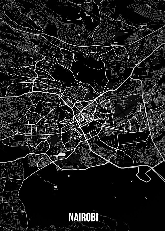 Nairobi dark map