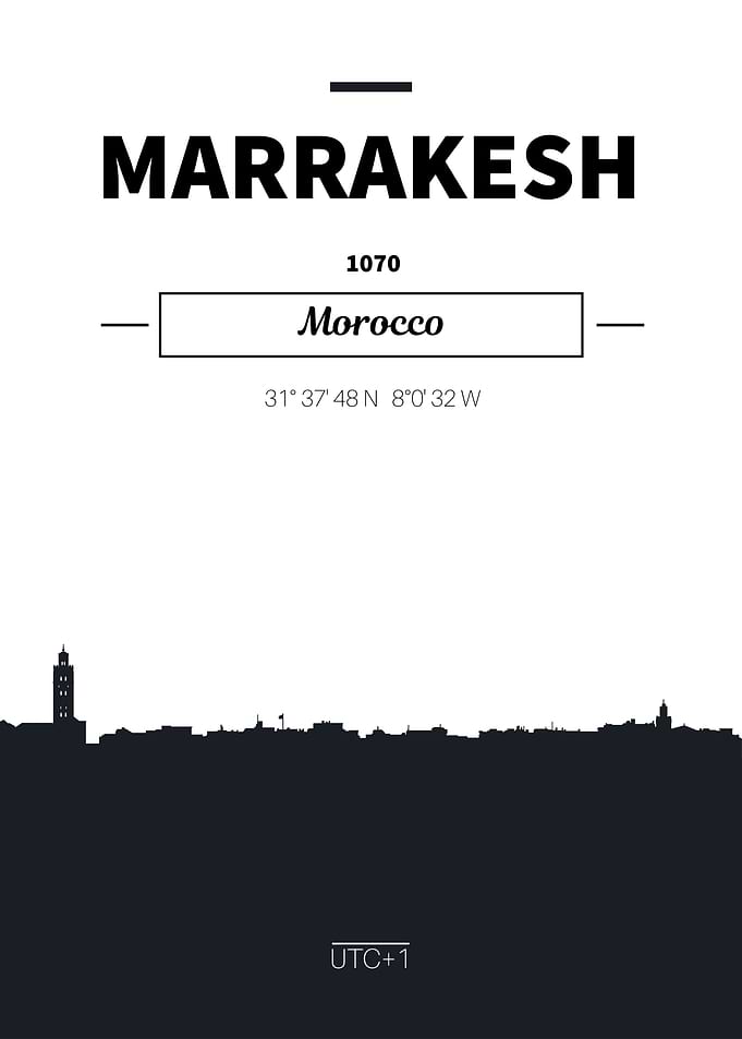 Marrakesh Morocco skyline