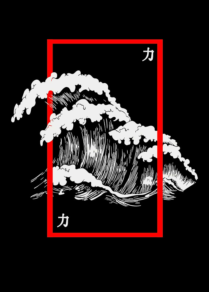 Japanese art wave