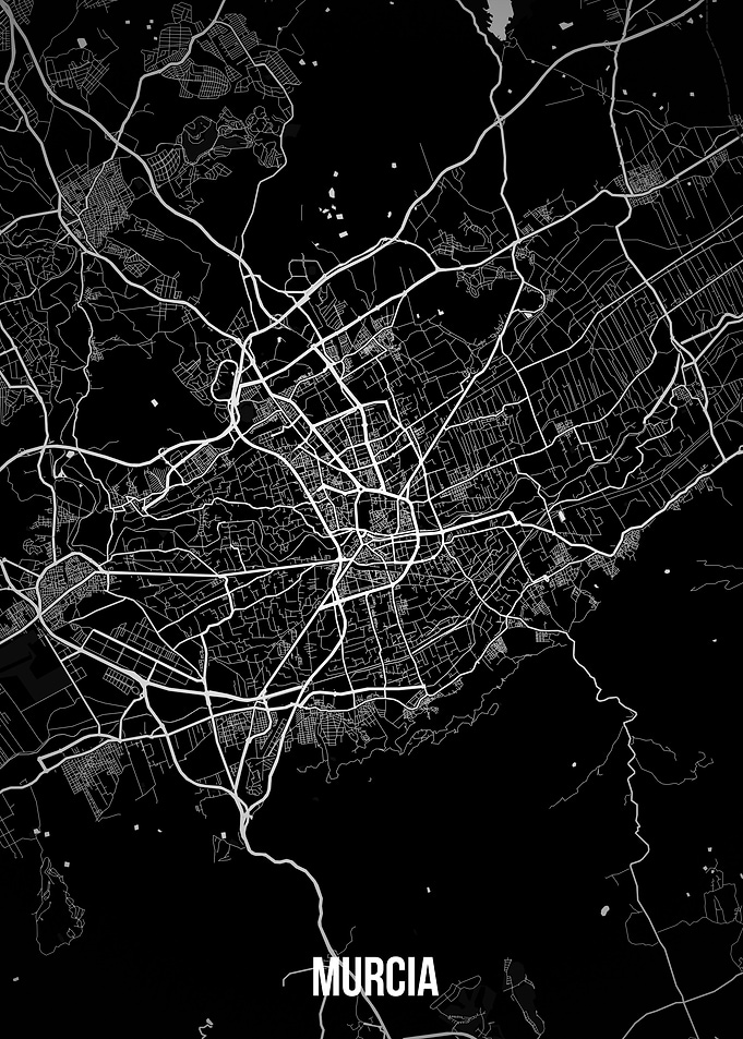 Murcia dark map