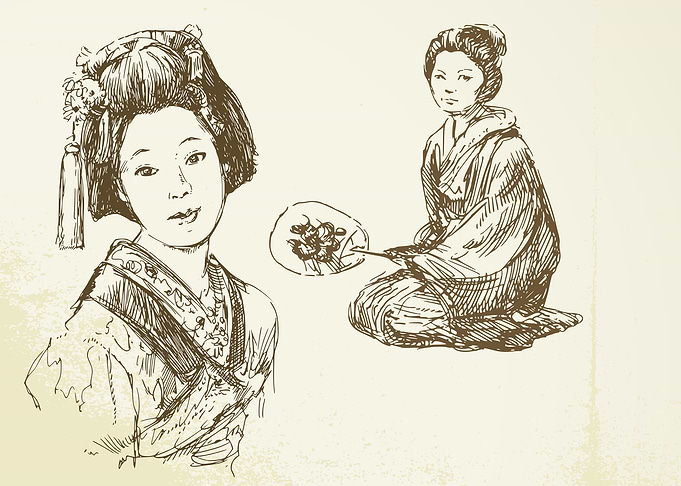 Geisha fan
