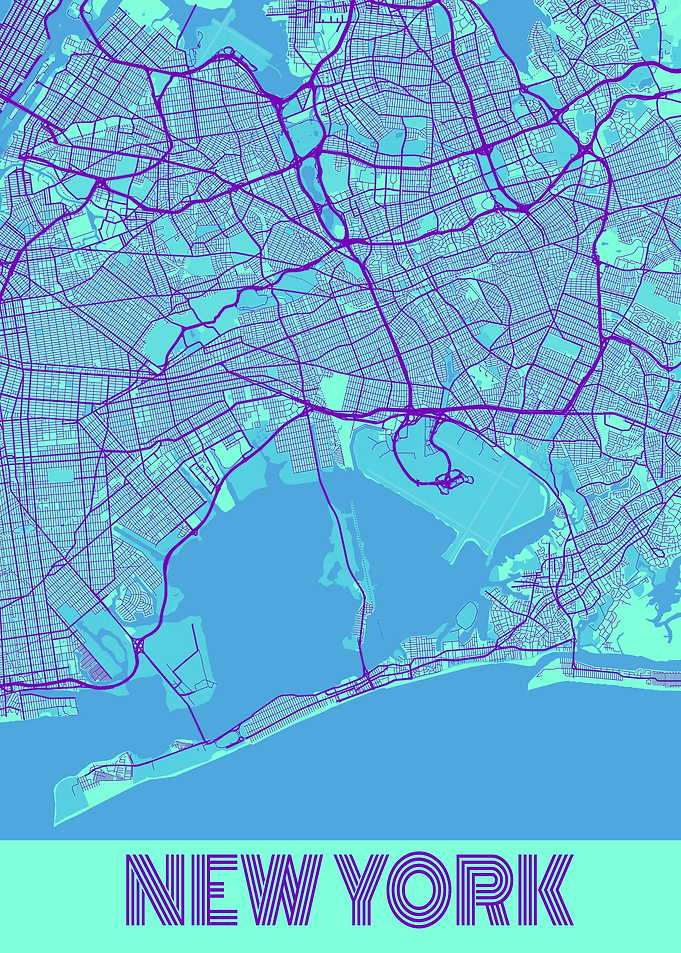 New York City Map USA