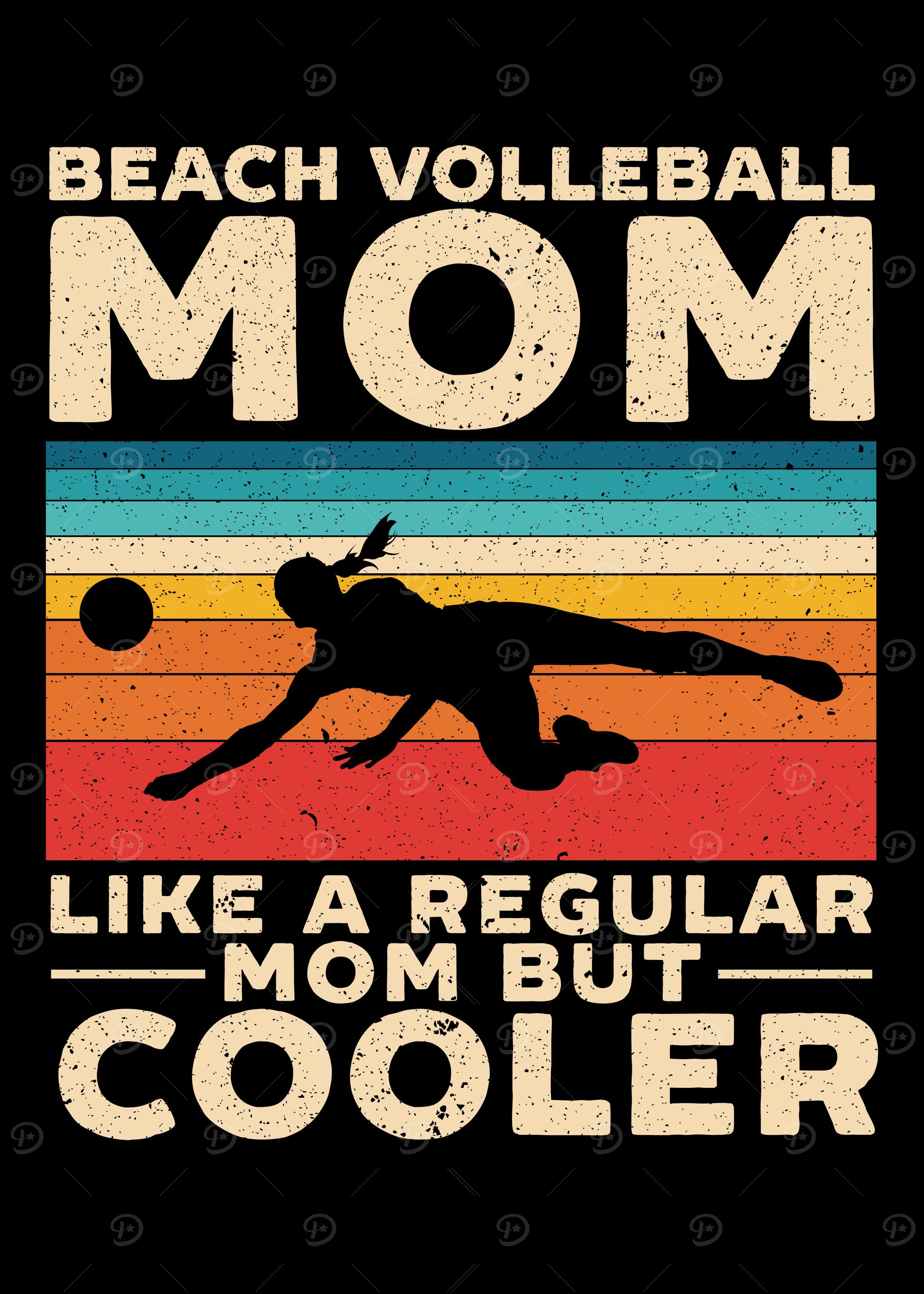 Beach Volleyball Mom