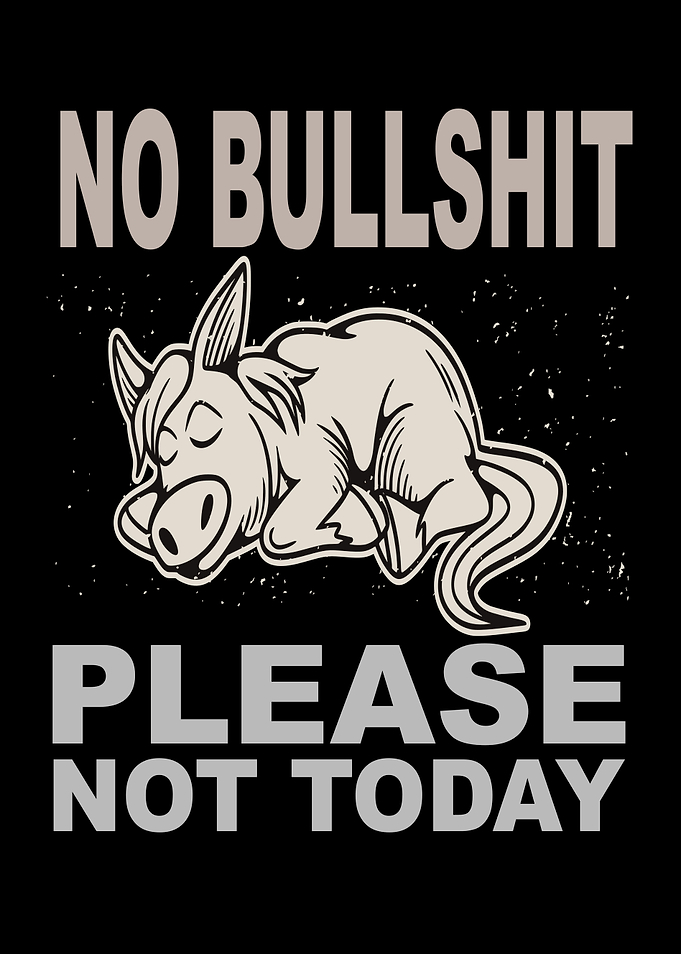 No Bullshit Please Not