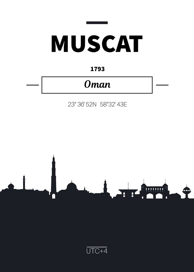 Muscat Oman Skyline