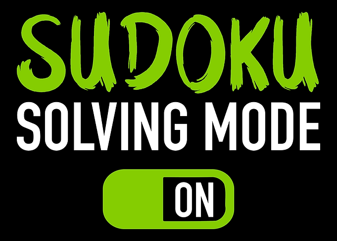 Sudoku solving mode on