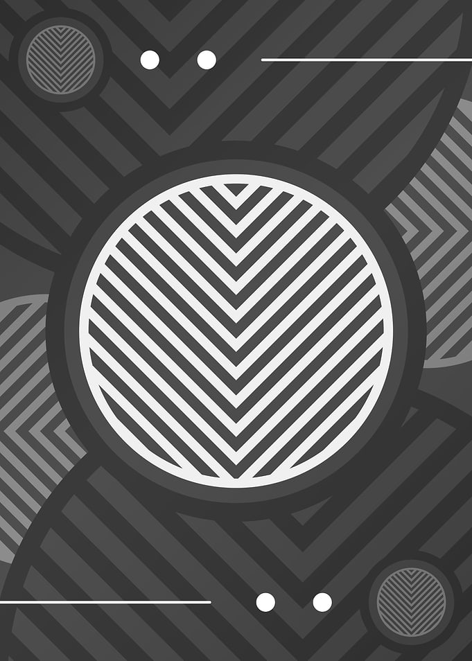 White and Gray Geometric
