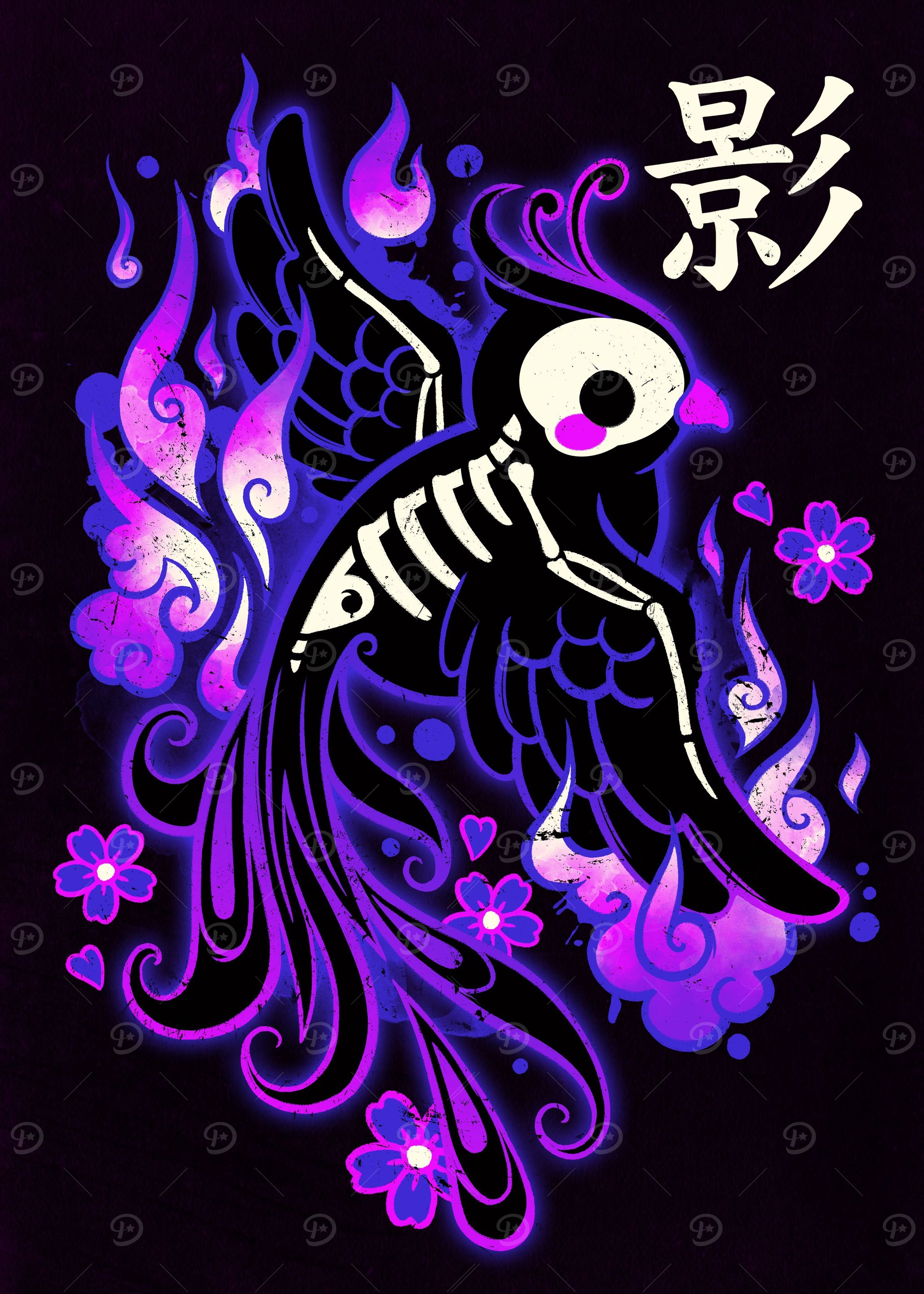 Ghost phoenix kawaii