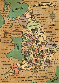 Vintage Colorful England