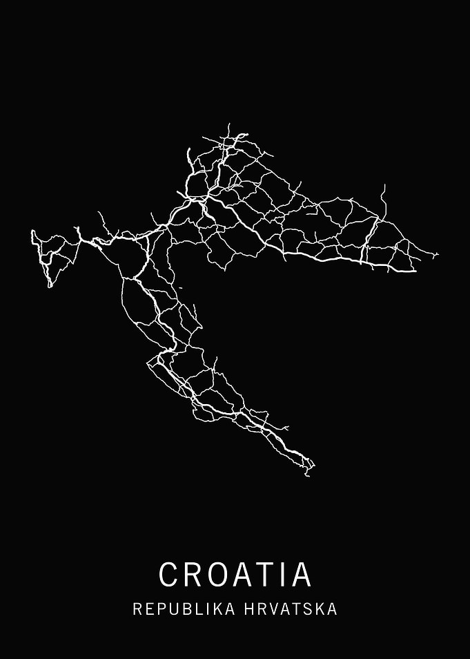 Croatia Road Map