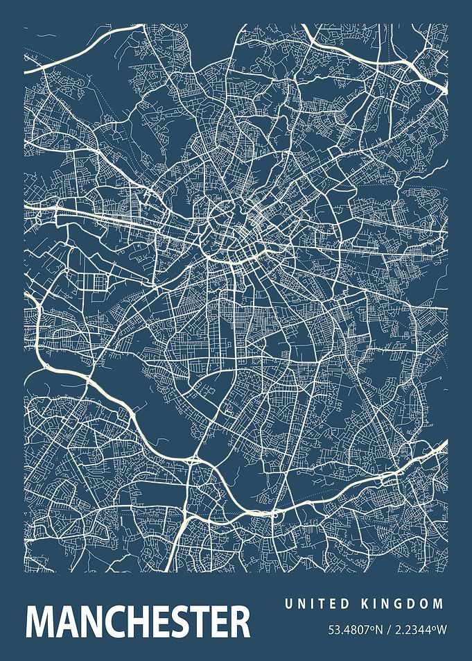 Manchester City Map