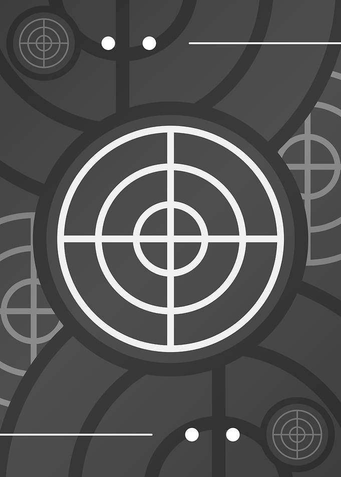 Steel Gray Geometric Glyph
