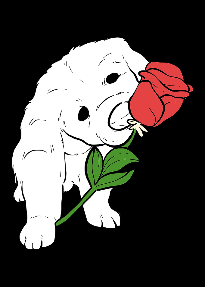 Rose Cute Animal Lover Gif