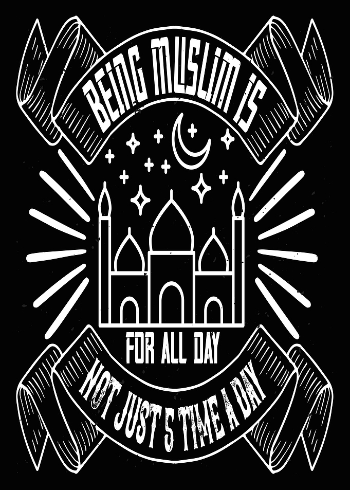 Lettering for Faith Muslim