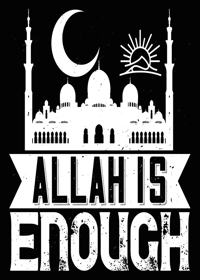 Lettering for Faith Muslim
