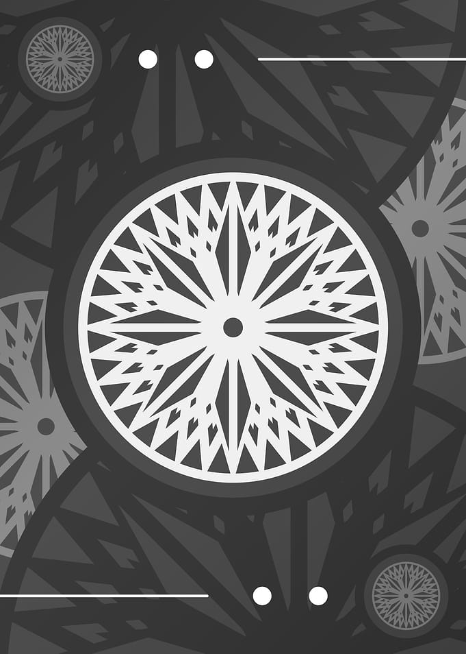 White and Gray Geometric