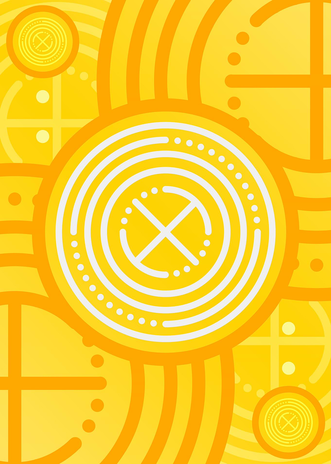 Happy Yellow Orange Glyph