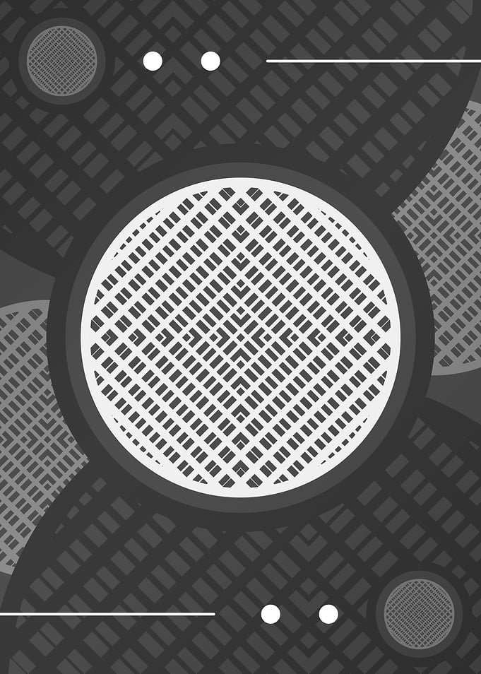 White and Gray Geometric