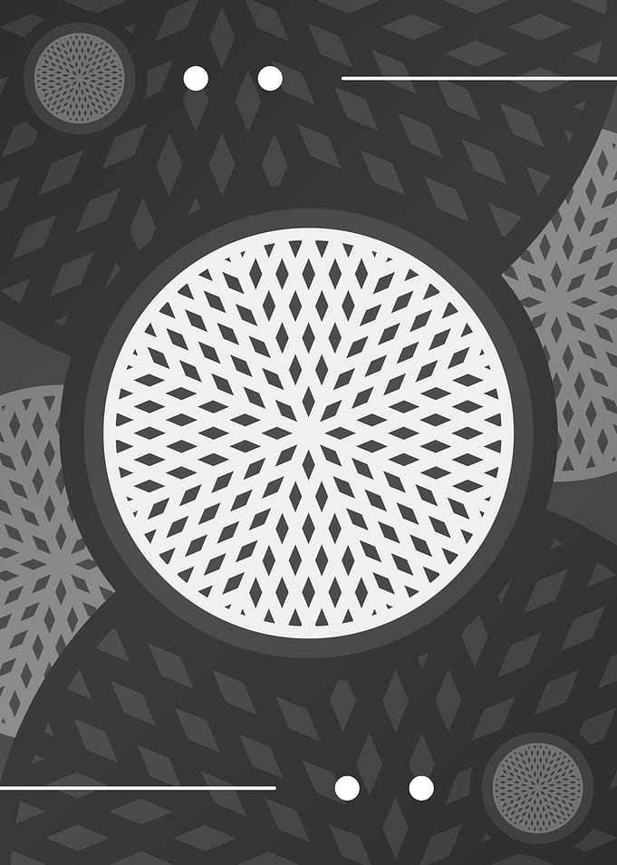 White and Gray Geometric