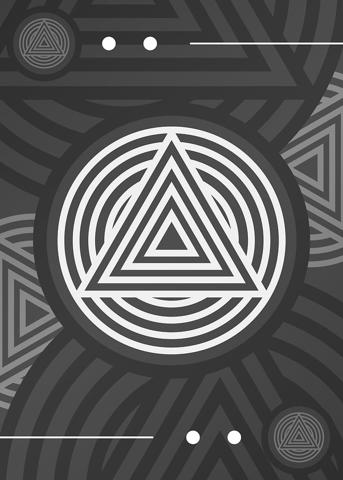 White and Gray Geometric