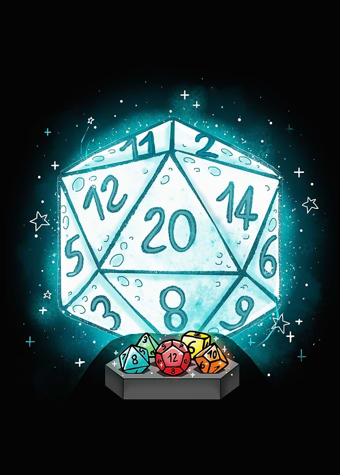 Moon Set Dice