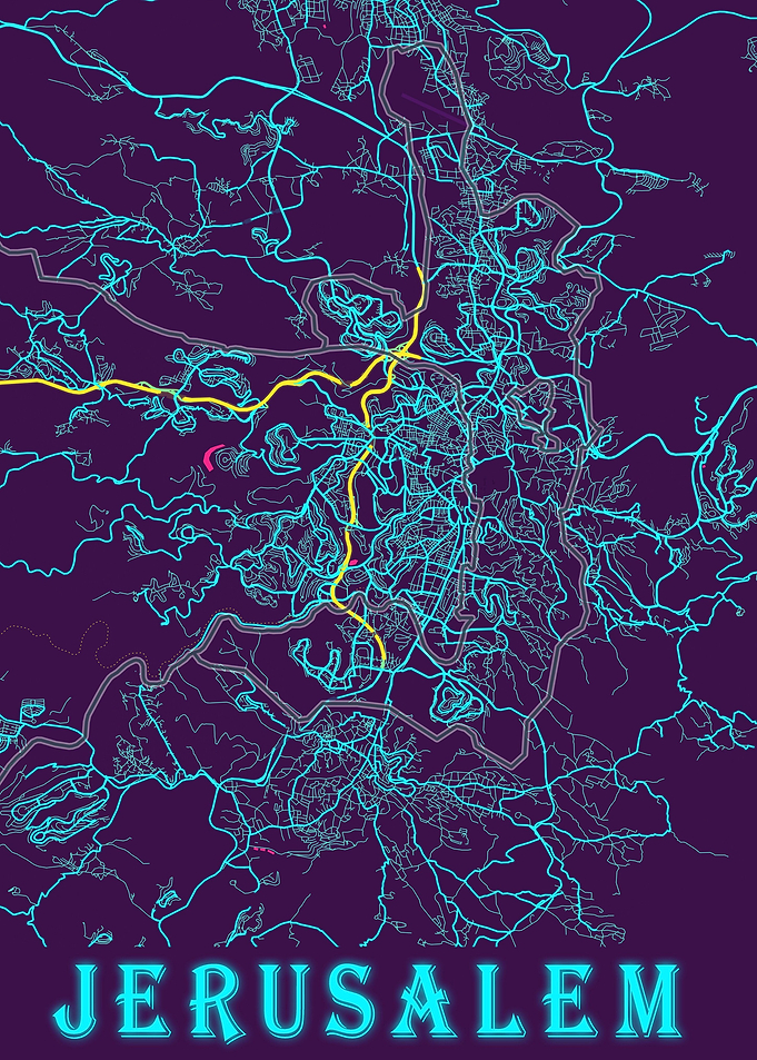 Jerusalem Map Israel
