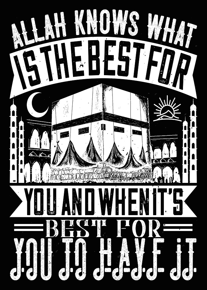 Lettering for Faith Muslim