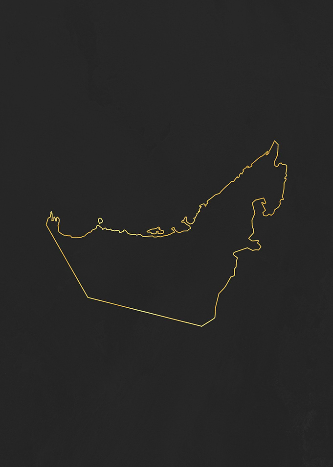 United Arab Emirates Map