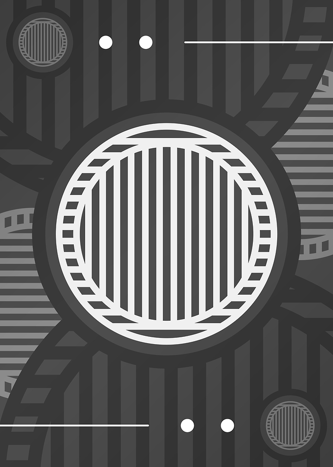 Steel Gray Geometric Glyph