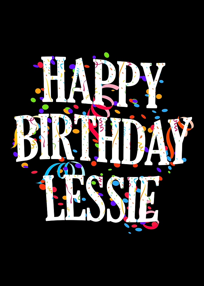Happy Birthday Lessie