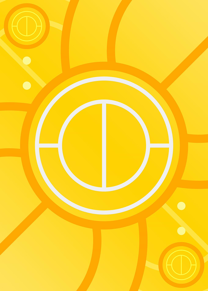 Happy Yellow Orange Glyph