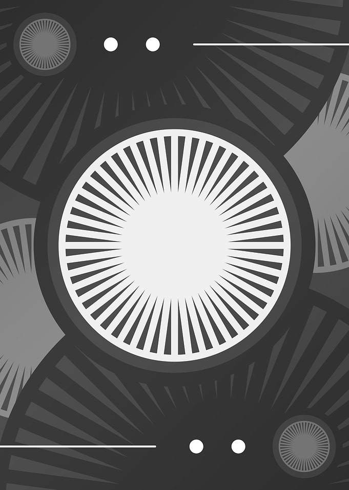 White and Gray Geometric