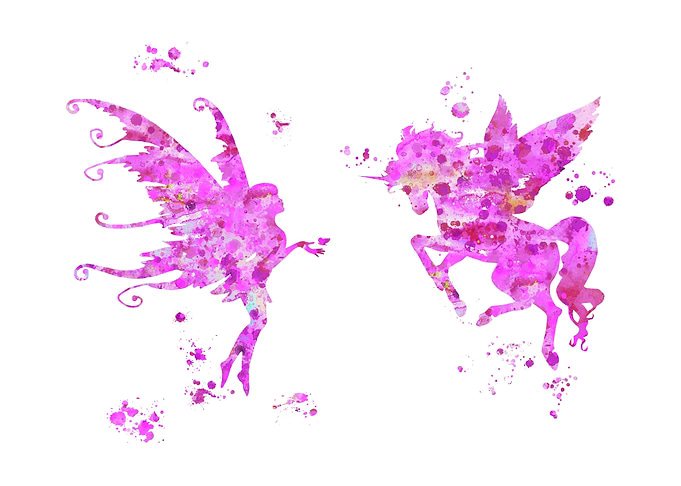 Fairy and Unicorn