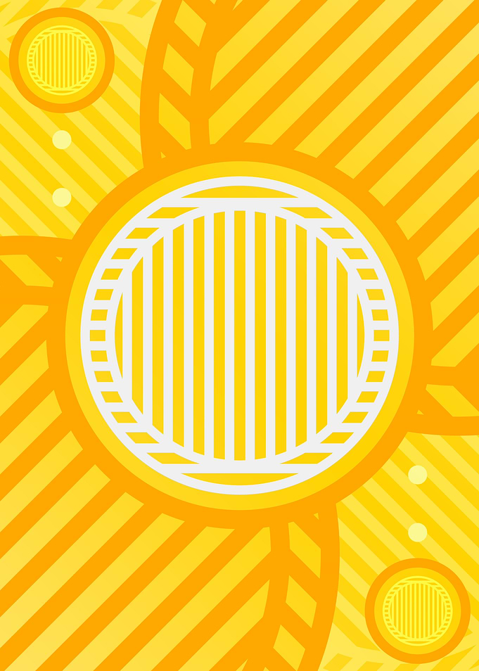 Happy Yellow Orange Glyph