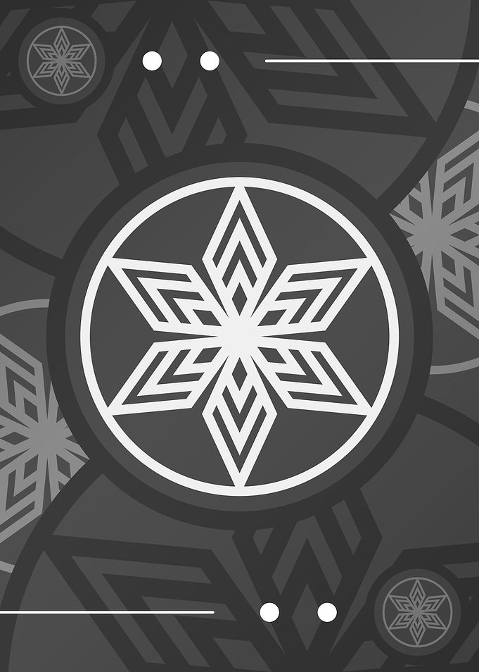 Steel Gray Geometric Glyph