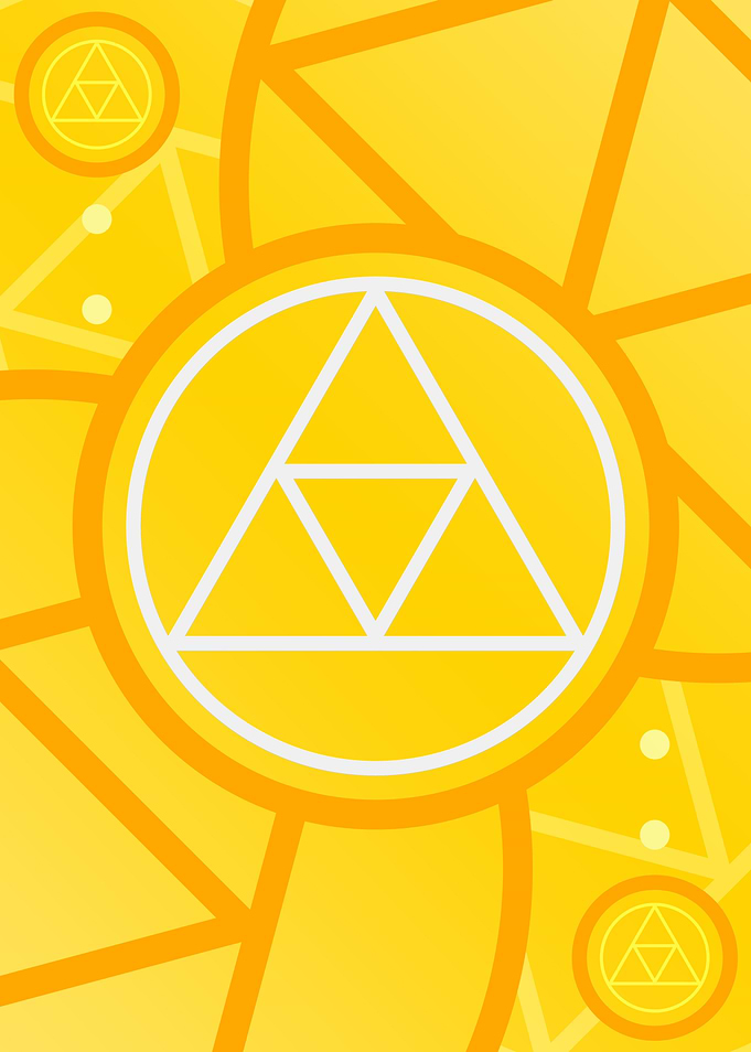 Happy Yellow Orange Glyph