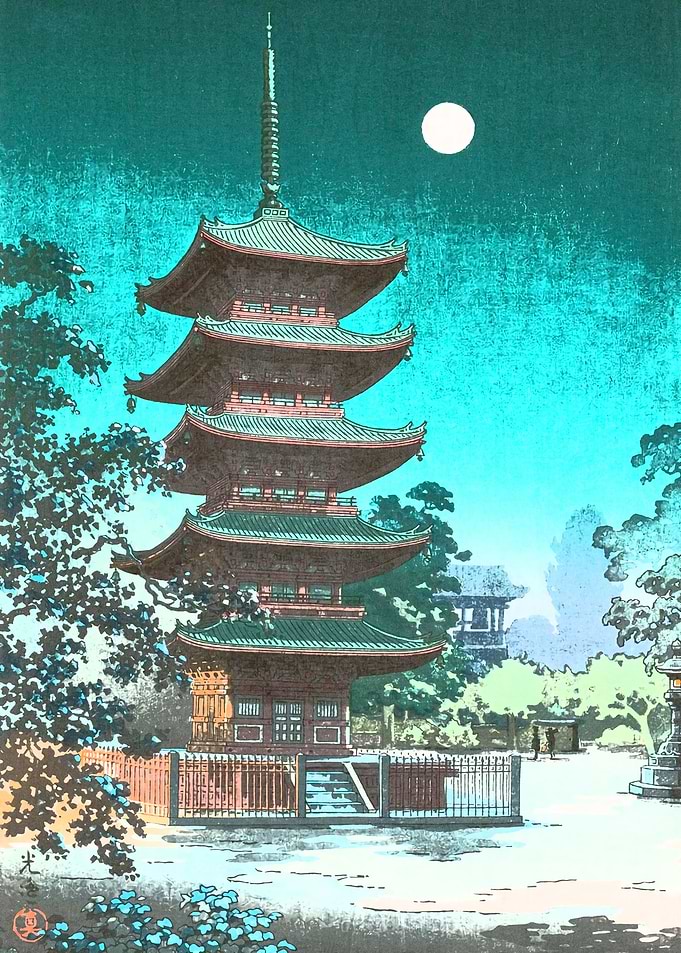 Japanese night scene