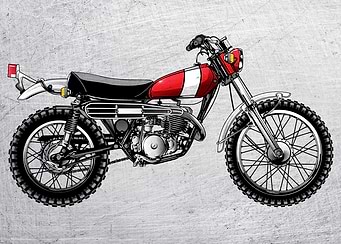 Motorbike Wall Art 9