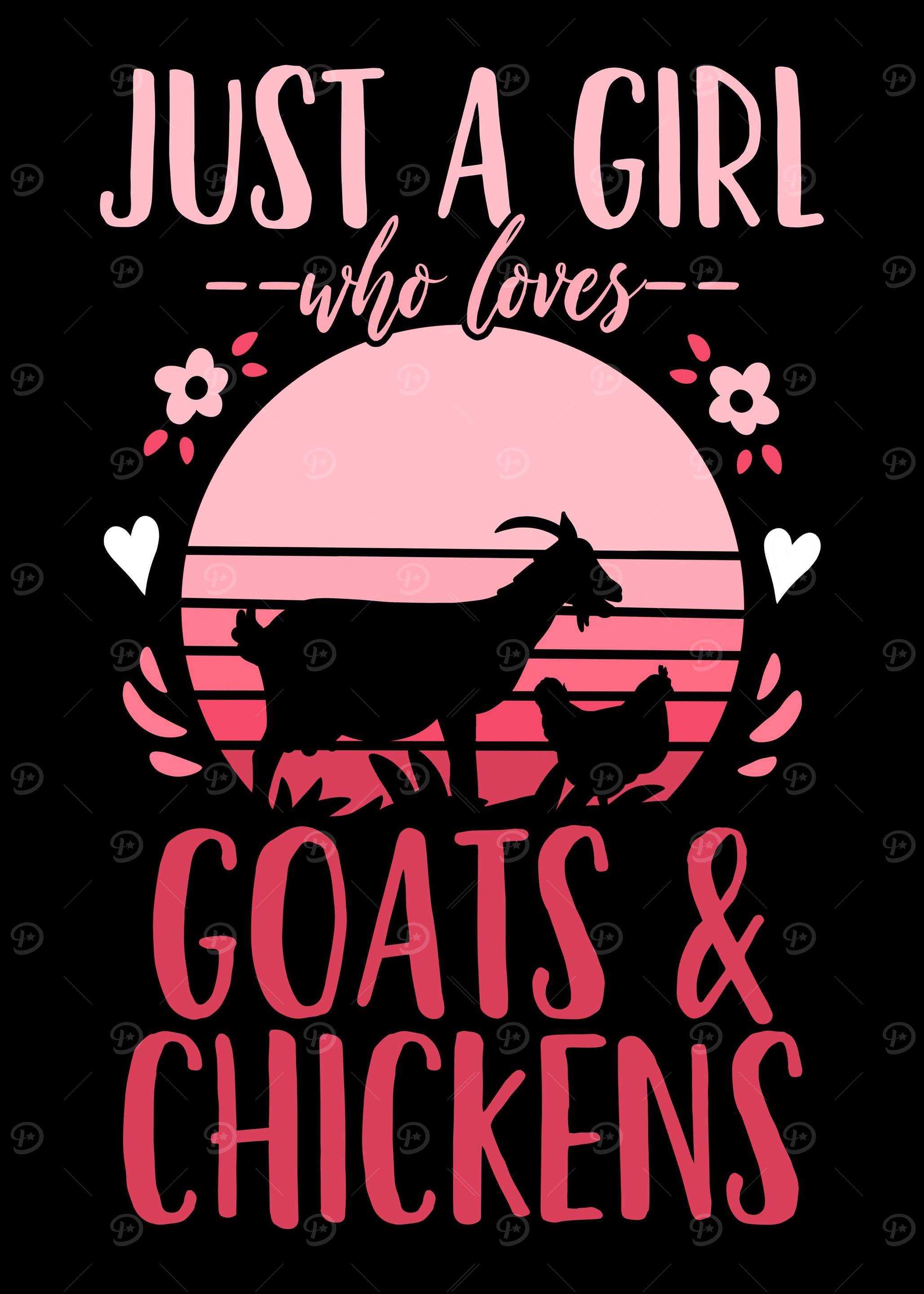 Goat Chicken Retro